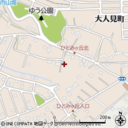 静岡県浜松市中央区大人見町707周辺の地図