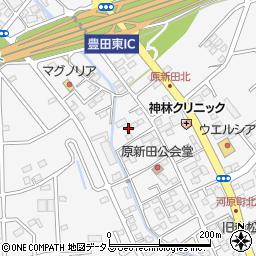 静岡県磐田市富丘849-2周辺の地図
