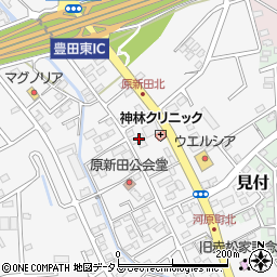 静岡県磐田市富丘863-1周辺の地図