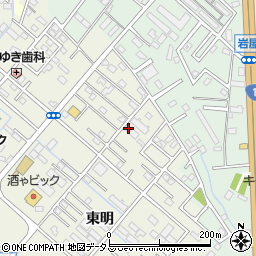 愛知県豊橋市東幸町東明154周辺の地図