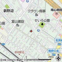 兵庫県加古川市別府町別府936-7周辺の地図