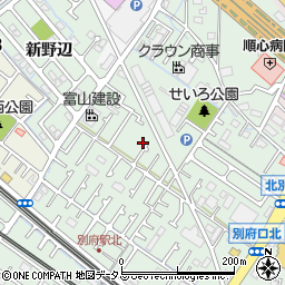 兵庫県加古川市別府町別府936-10周辺の地図