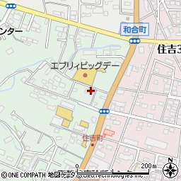 静岡県浜松市中央区和合町206周辺の地図