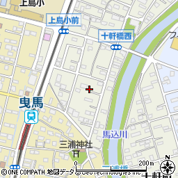 静岡県浜松市中央区十軒町81周辺の地図