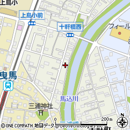 静岡県浜松市中央区十軒町125周辺の地図