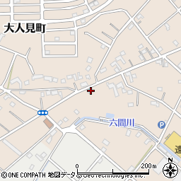 静岡県浜松市中央区大人見町3303周辺の地図