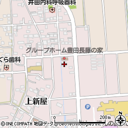 静岡県磐田市上新屋485周辺の地図