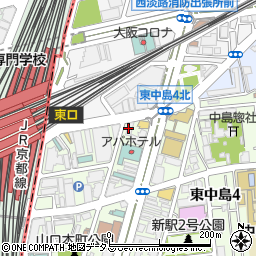 株式会社オービス　大阪営業所周辺の地図
