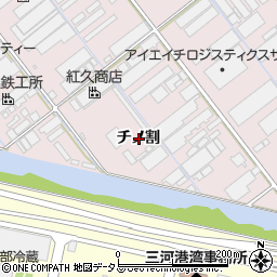 愛知県豊橋市神野新田町チノ割周辺の地図