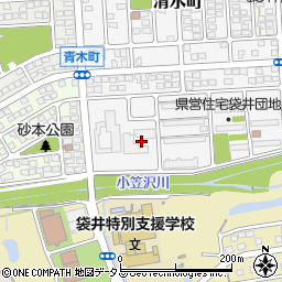 静岡県袋井市青木町6周辺の地図