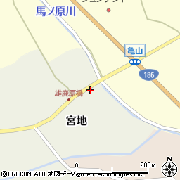 広島県山県郡北広島町宮地152周辺の地図