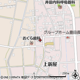 静岡県磐田市上新屋571周辺の地図