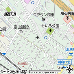 兵庫県加古川市別府町別府927-4周辺の地図