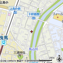 静岡県浜松市中央区十軒町127周辺の地図