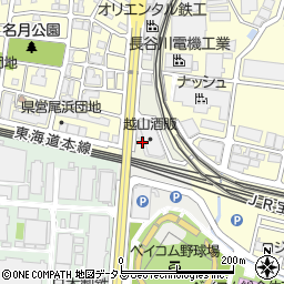 兵庫県尼崎市久々知西町1丁目周辺の地図