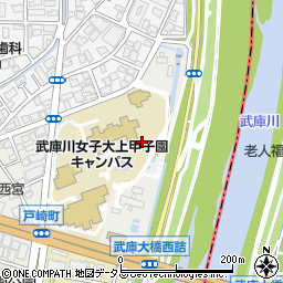 兵庫県西宮市戸崎町周辺の地図