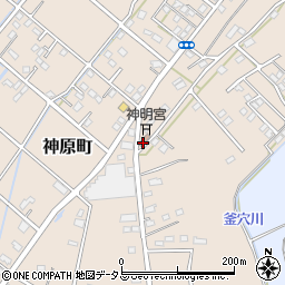 静岡県浜松市中央区神原町1218周辺の地図