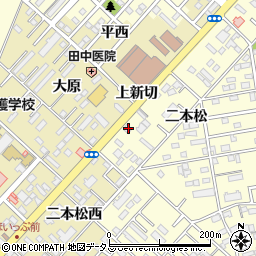 愛知県豊橋市草間町二本松5-1周辺の地図