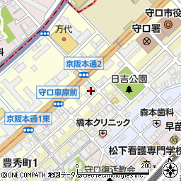 守口壱番館周辺の地図