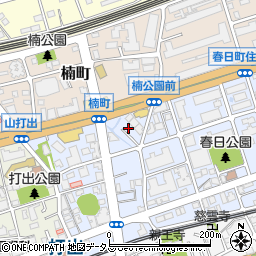 兵庫県芦屋市春日町7周辺の地図