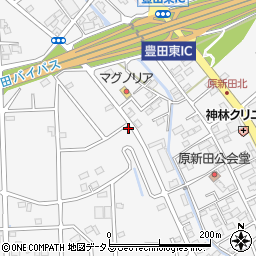 静岡県磐田市富丘725-1周辺の地図