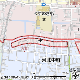 阪奈瓦斯株式会社　ガス部周辺の地図