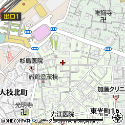 大阪府守口市大枝東町9-11周辺の地図