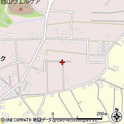 静岡県浜松市中央区西山町201周辺の地図