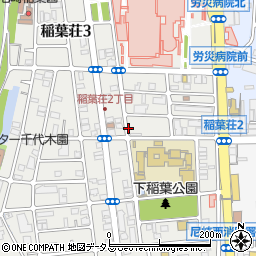 名鉄協商尼崎関西ろうさい病院南駐車場周辺の地図