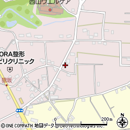 静岡県浜松市中央区西山町195周辺の地図