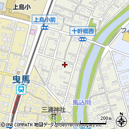 静岡県浜松市中央区十軒町79周辺の地図