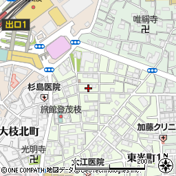 大阪府守口市大枝東町9周辺の地図