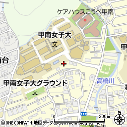 兵庫県神戸市東灘区森北町6丁目周辺の地図