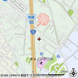 愛知県豊橋市岩屋町岩屋下46-7周辺の地図