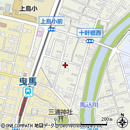静岡県浜松市中央区十軒町78周辺の地図