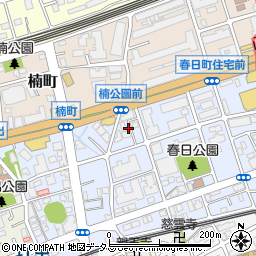 兵庫県芦屋市春日町8周辺の地図