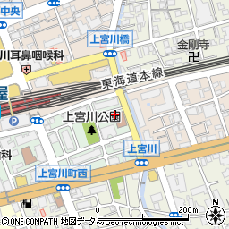 兵庫県芦屋市上宮川町10周辺の地図