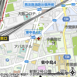 大阪市立　日之出保育所・東淀川子育て支援センター周辺の地図