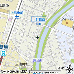 静岡県浜松市中央区十軒町129周辺の地図
