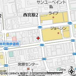 ユニライフ新大阪周辺の地図