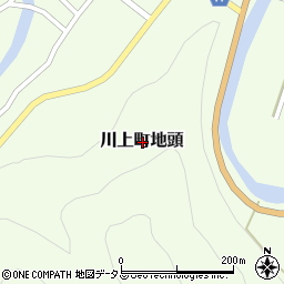 岡山県高梁市川上町地頭周辺の地図
