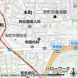 大阪府門真市本町30-26周辺の地図