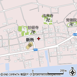静岡県湖西市新所2810-1周辺の地図