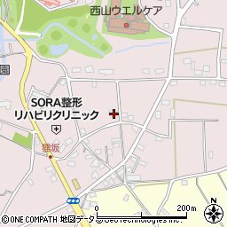 静岡県浜松市中央区西山町256周辺の地図