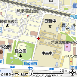 兵庫県尼崎市東七松町周辺の地図