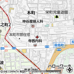 大阪府門真市本町30-13周辺の地図