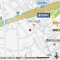 静岡県磐田市富丘751周辺の地図