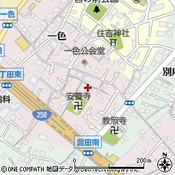兵庫県加古川市平岡町一色周辺の地図