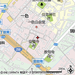 兵庫県加古川市平岡町（一色）周辺の地図