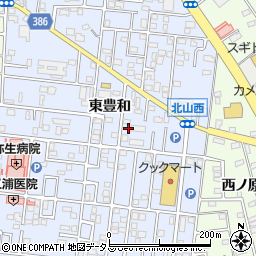 愛知県豊橋市弥生町東豊和141周辺の地図